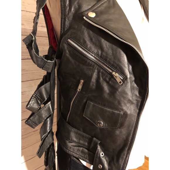 The Ragged Priest leather Boneyard Biker Jacket - Picture 6 of 8